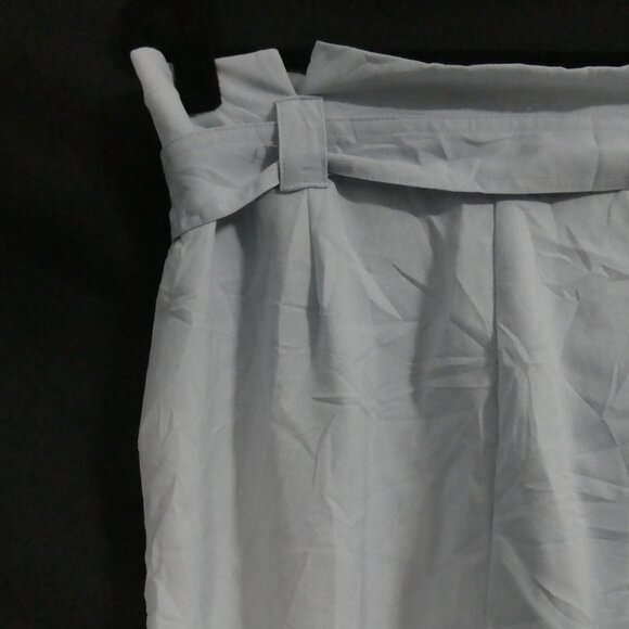 PRIMARK | size 8 | Elegant High Waisted Light Blue Pleated Pants | NWOT - Picture 10 of 16